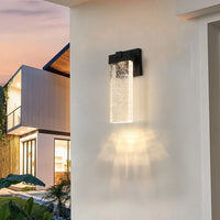Transparent Crystal Wall Lights Fixtures with LED & Waterproof