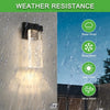 Transparent Crystal Wall Lights Fixtures with LED & Waterproof