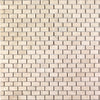 Light Beige Travertine Tumbled Mosaic Floor and Wall Tile - Livfloors Collection