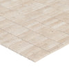 Light Beige Travertine Tumbled Mosaic Floor and Wall Tile - Livfloors Collection