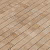 Riverbed Walnut Travertine Tumbled Mosaic Floor and Wall Tile - Livfloors Collection