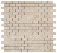 Light Beige Travertine Honed Mosaic Floor and Wall Tile - Livfloors Collection
