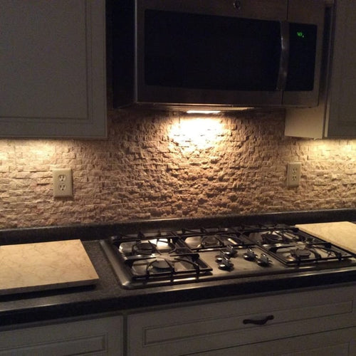 Travertine Noce Brown Split Face Mosaic Floor and Wall Tile - Livfloors Collection