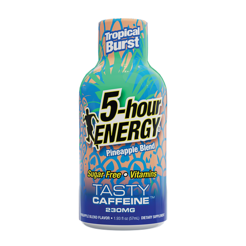 24 Pack 5-hour ENERGY Extra Strength Shots, Tropical Burst Flavor Flavor, 1.93 Fl Oz