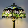 Tulip Stained Glass Tiffany-Style Lamp - Floor Lamp
