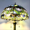 Tulip Stained Glass Tiffany-Style Lamp - Floor Lamp