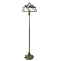 Tulip Stained Glass Tiffany-Style Lamp - Floor Lamp