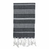 Turkish Cotton Hand Towel 36x22 Quick-Dry Absorbent Kitchen Bathroom With Fringe, 6 Colors