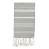 Turkish Cotton Hand Towel 36x22 Quick-Dry Absorbent Kitchen Bathroom With Fringe, 6 Colors