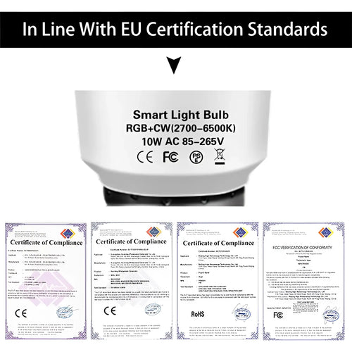 Tuya Smart LED Bulb RGB WiFi Light for Home & Office
