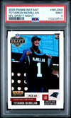 Graded 2025 Panini Instant Tetairoa McMillan #NFLDN9 NFL Draft Night Rookie RC Football Card PSA 9 Mint