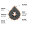 BOSCH OSL234HG 2-3/4 In. Starlock® Oscillating Multi Tool Hybrid Grout Blade