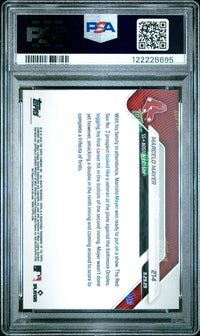 Graded 2025 Topps Now Marcelo Mayer #214 Gold Foil /50 Rookie RC Baseball Card PSA 9 Mint