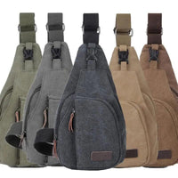 Unique Bag pack Style Vintage New Fashion Chest Shoulder Backpack Fanny Pack Cross body Bags for Men Travel Waist Bag
