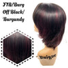 Unique's 100% Human Hair Full Wig / Style "B1"