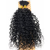 Unique's Human Hair Jerri Curl Bulk 18 Inch