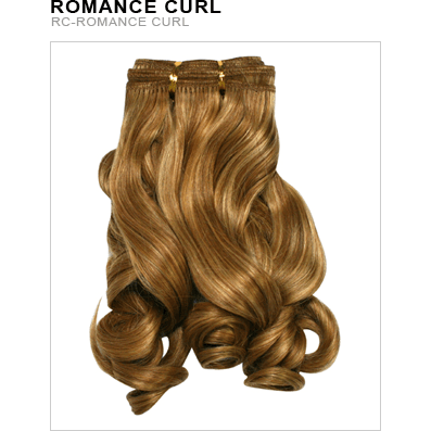Unique's Human Hair Romance Curl 8 Inch