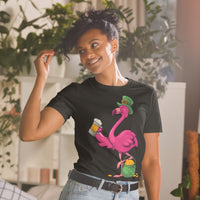 Original The Popular Flamingo St. Patrick's Day T-Shirt