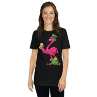 Original The Popular Flamingo St. Patrick's Day T-Shirt
