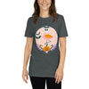 Flamingo Halloween Skull T-Shirt