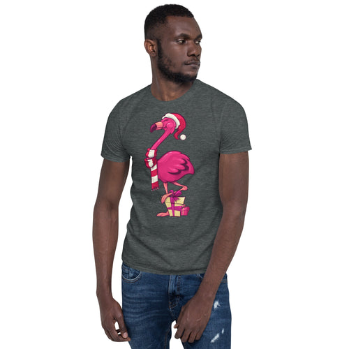 Original The Popular Flamingo Christmas T-Shirt