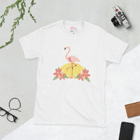 Flamingo Flower T-Shirt