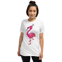 Original The Popular Flamingo Happy New Year T-Shirt