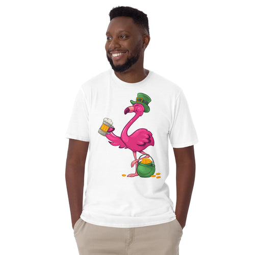 Original The Popular Flamingo St. Patrick's Day T-Shirt
