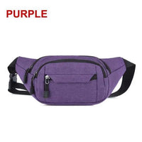 Unisex Casual Crossbody Women Waist Bag Retro Design Large Capacity Canvas Travel Adjustable Phone Bag Fanny Hip Bags Hands-Free Wallets Waist Pack