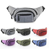 Unisex Classic Design Sports Fanny Pack Stylish Waist Bag Large Capacity Outdoor Travel Waist Bag