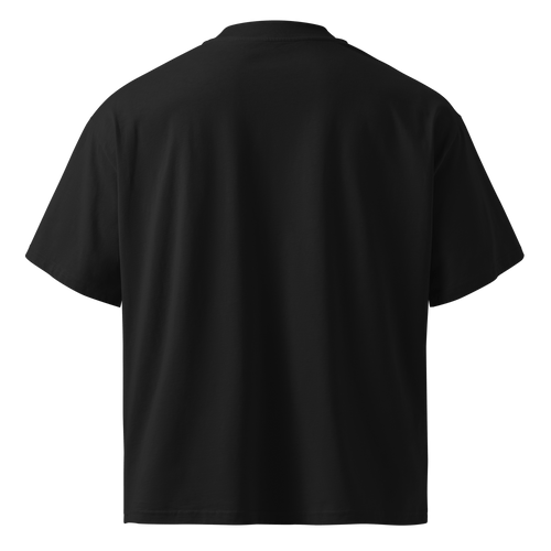 Hack The Planet – Oversized Organic High-Neck T-Shirt