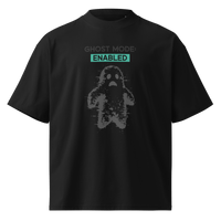 Ghost Mode: Enabled – Oversized Organic High-Neck T-Shirt