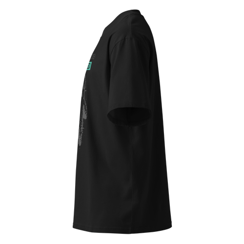 Ghost Mode: Enabled – Oversized Organic High-Neck T-Shirt