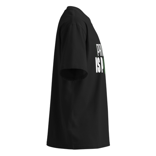 Privacy Is Power – Oversized Organic High-Neck T-Shirt