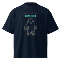 Ghost Mode: Enabled – Oversized Organic High-Neck T-Shirt