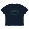 STS “Stay Hidden Stay Secure” Cybersecurity Oversized Organic High-Neck T-Shirt