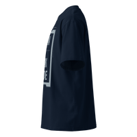 Born in Dark Mode – Oversized Organic High-Neck T-Shirt