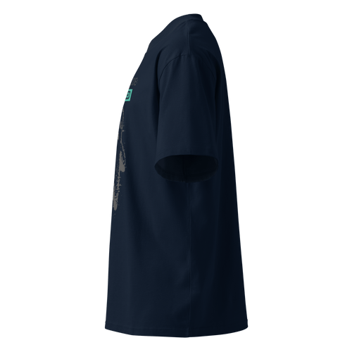 Ghost Mode: Enabled – Oversized Organic High-Neck T-Shirt