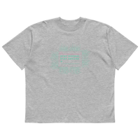 STS “Stay Hidden Stay Secure” Cybersecurity Oversized Organic High-Neck T-Shirt
