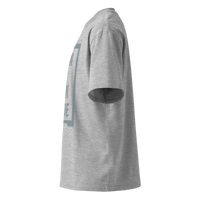 Born in Dark Mode – Oversized Organic High-Neck T-Shirt