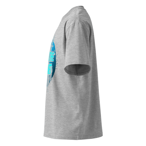 Hack The Planet – Oversized Organic High-Neck T-Shirt