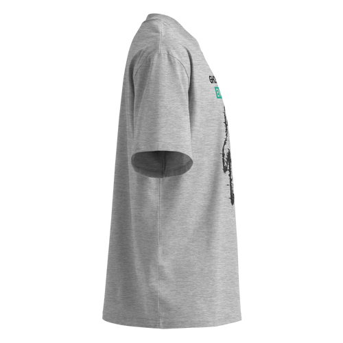 Ghost Mode: Enabled – Oversized Organic High-Neck T-Shirt