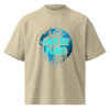 Hack The Planet – Oversized Organic High-Neck T-Shirt