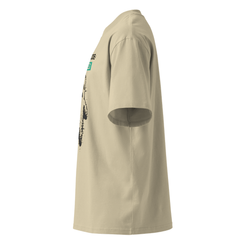 Ghost Mode: Enabled – Oversized Organic High-Neck T-Shirt
