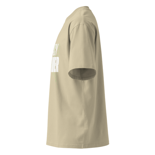 Privacy Is Power – Oversized Organic High-Neck T-Shirt