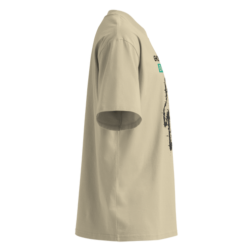 Ghost Mode: Enabled – Oversized Organic High-Neck T-Shirt
