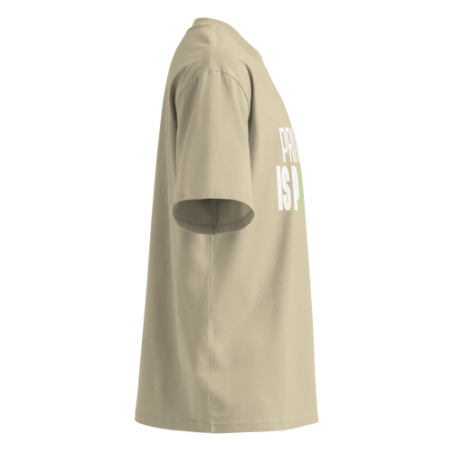Privacy Is Power – Oversized Organic High-Neck T-Shirt