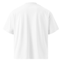 Born in Dark Mode – Oversized Organic High-Neck T-Shirt