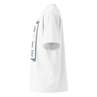 Born in Dark Mode – Oversized Organic High-Neck T-Shirt