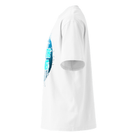 Hack The Planet – Oversized Organic High-Neck T-Shirt